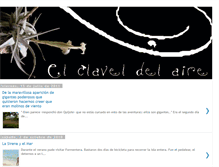 Tablet Screenshot of elclaveldelaire.blogspot.com