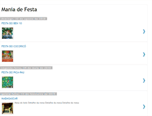 Tablet Screenshot of mania-de-festa.blogspot.com
