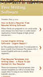 Mobile Screenshot of freewritingsoftware.blogspot.com