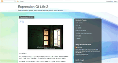 Desktop Screenshot of expressionoflife2.blogspot.com