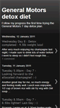 Mobile Screenshot of generalmotorsdetoxdiet.blogspot.com