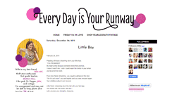 Desktop Screenshot of everydayisyourrunwayownit.blogspot.com