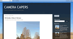 Desktop Screenshot of camera-capers.blogspot.com