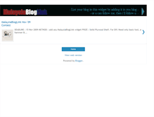 Tablet Screenshot of malaysiabloglink.blogspot.com