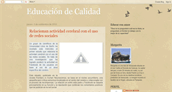 Desktop Screenshot of excelenciaeneducacion.blogspot.com