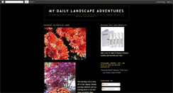 Desktop Screenshot of landscapeadventureblog.blogspot.com