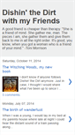 Mobile Screenshot of dishinthedirt.blogspot.com