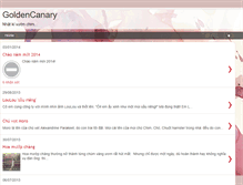 Tablet Screenshot of mygoldencanary.blogspot.com