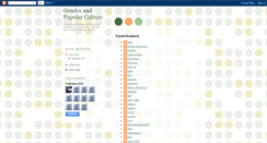 Desktop Screenshot of genderandpopularculture.blogspot.com