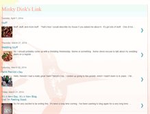 Tablet Screenshot of minkydink.blogspot.com