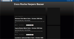 Desktop Screenshot of cocorochaharpersbazaar.blogspot.com