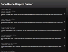 Tablet Screenshot of cocorochaharpersbazaar.blogspot.com