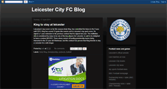 Desktop Screenshot of leicestercityfootballclub.blogspot.com