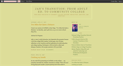 Desktop Screenshot of collegetransitions.blogspot.com