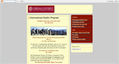 Desktop Screenshot of iisfordham.blogspot.com