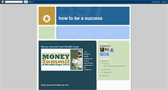 Desktop Screenshot of howtobeasuccessinlife.blogspot.com