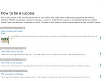 Tablet Screenshot of howtobeasuccessinlife.blogspot.com