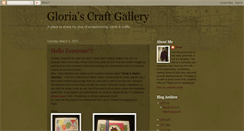 Desktop Screenshot of gloriascraftgallery.blogspot.com