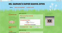 Desktop Screenshot of mssamuelssuperschoolsites.blogspot.com