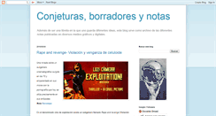 Desktop Screenshot of conjeturando.blogspot.com