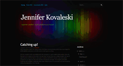 Desktop Screenshot of jenniferkovaleski.blogspot.com