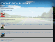 Tablet Screenshot of educacaofiscalblumenau.blogspot.com