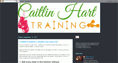 Desktop Screenshot of caitlinharttraining.blogspot.com