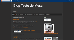 Desktop Screenshot of blogtestedemesa.blogspot.com