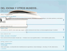 Tablet Screenshot of lenguajealdia.blogspot.com