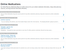 Tablet Screenshot of online-medications.blogspot.com