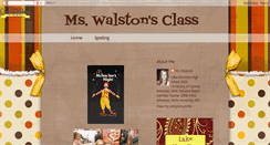 Desktop Screenshot of mrswalston.blogspot.com