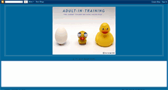 Desktop Screenshot of adult-intraining.blogspot.com