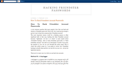 Desktop Screenshot of hacking-friendster-passwords.blogspot.com