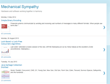 Tablet Screenshot of mechanical-sympathy.blogspot.com