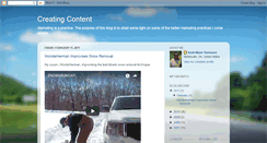 Desktop Screenshot of creatingcontent.blogspot.com