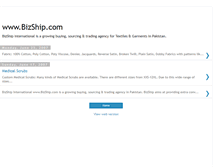 Tablet Screenshot of bizship.blogspot.com