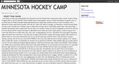 Desktop Screenshot of minnesotahockeycamp.blogspot.com