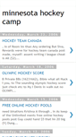 Mobile Screenshot of minnesotahockeycamp.blogspot.com