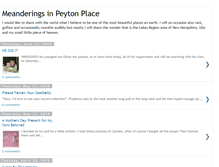 Tablet Screenshot of meanderingsinpeytonplace.blogspot.com