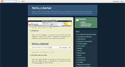 Desktop Screenshot of patrialibertad.blogspot.com