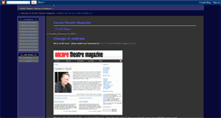 Desktop Screenshot of encoretheatremagazine.blogspot.com