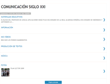 Tablet Screenshot of comunicacionmiguelgrau.blogspot.com