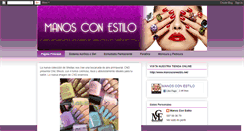 Desktop Screenshot of manosconestilo.blogspot.com