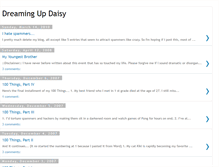 Tablet Screenshot of dreamingupdaisy.blogspot.com