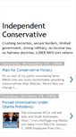 Mobile Screenshot of independentconservative08.blogspot.com