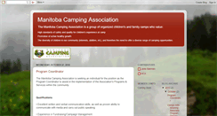 Desktop Screenshot of manitobacamping.blogspot.com