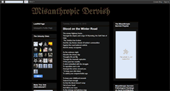 Desktop Screenshot of misanthropicdervish.blogspot.com