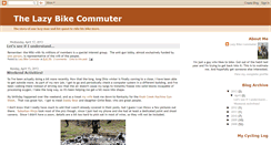 Desktop Screenshot of lazybikecommuter.blogspot.com