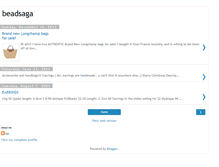 Tablet Screenshot of beadsagas.blogspot.com