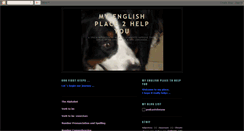 Desktop Screenshot of myenglishplace2helpyou.blogspot.com